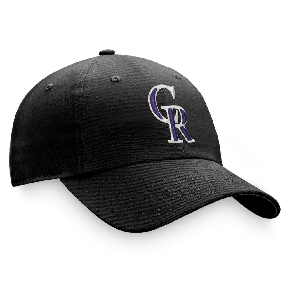Colorado Rockies Cooperstown Collection Core Adjustable Hat - Black