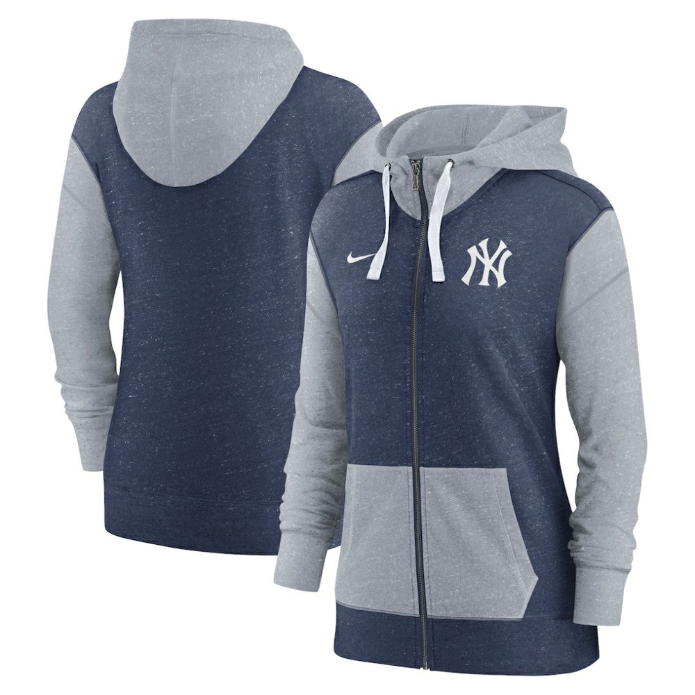 New York Yankees Women's Full-Zip Hoodie - Navy | Nike