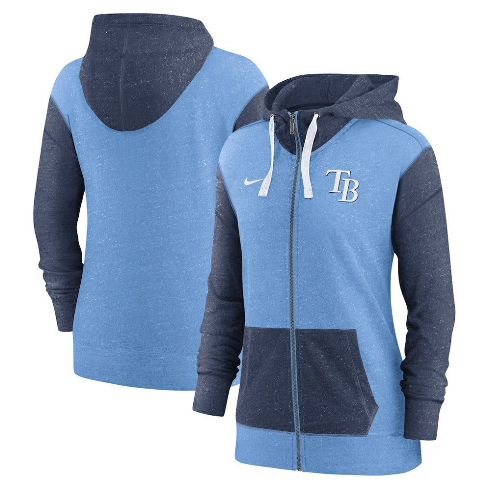 Tampa Bay Rays Women's Full-Zip Hoodie - Light Blue | Nike
