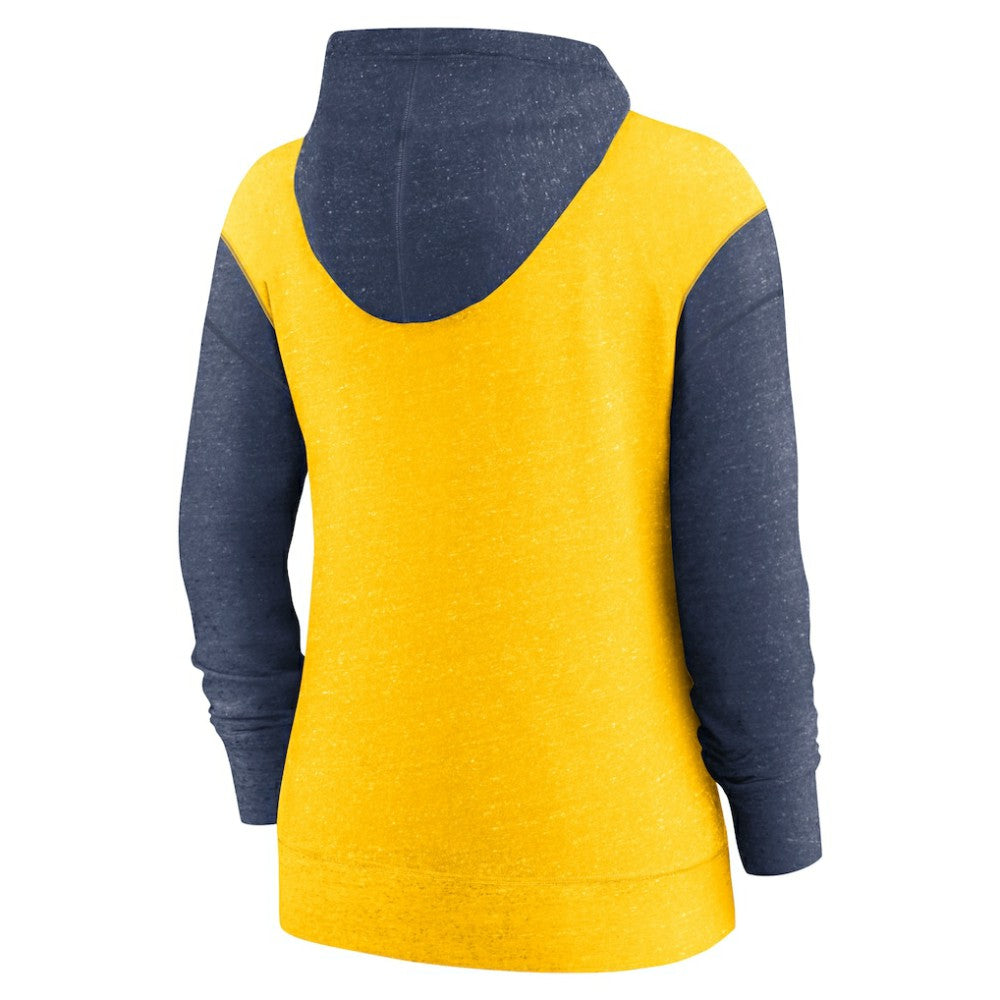 Milwaukee Brewers Women's Full-Zip Hoodie - Gold | Nike