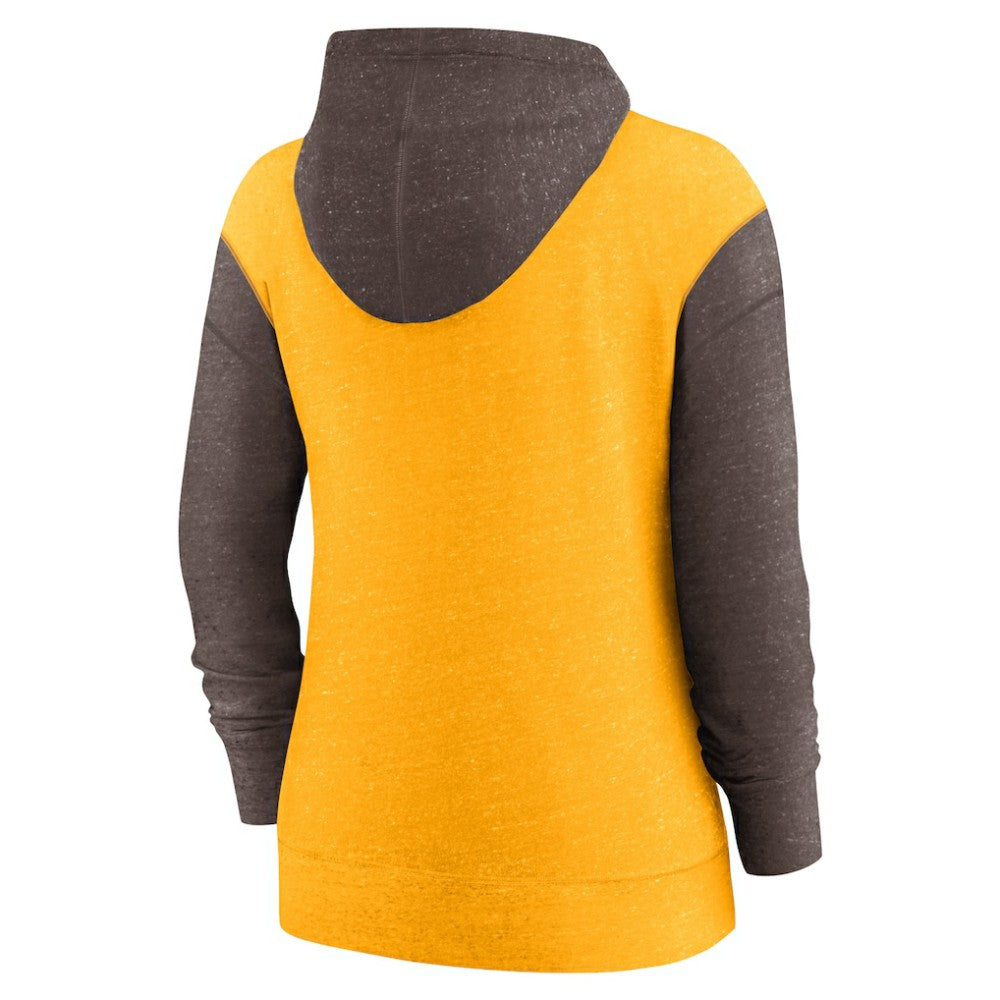 San Diego Padres Women's Full-Zip Hoodie - Gold | Nike