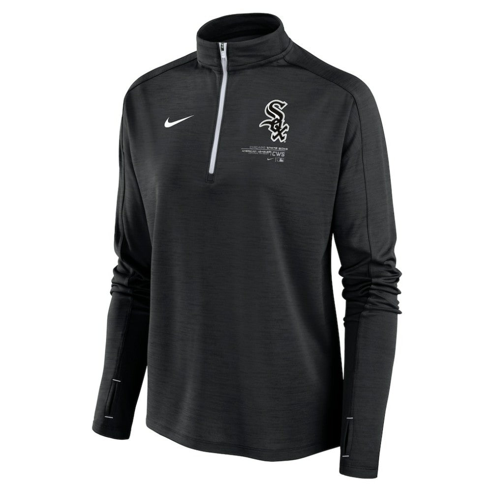 Chicago White Sox Women's Pacer Quarter-Zip Top - Black | Nike