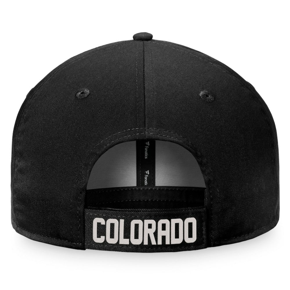 Colorado Rockies Cooperstown Collection Core Adjustable Hat - Black