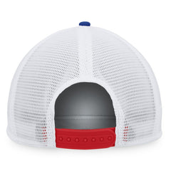 Chicago Cubs Heritage Foam Front Trucker Snapback Hat - Royal/Red