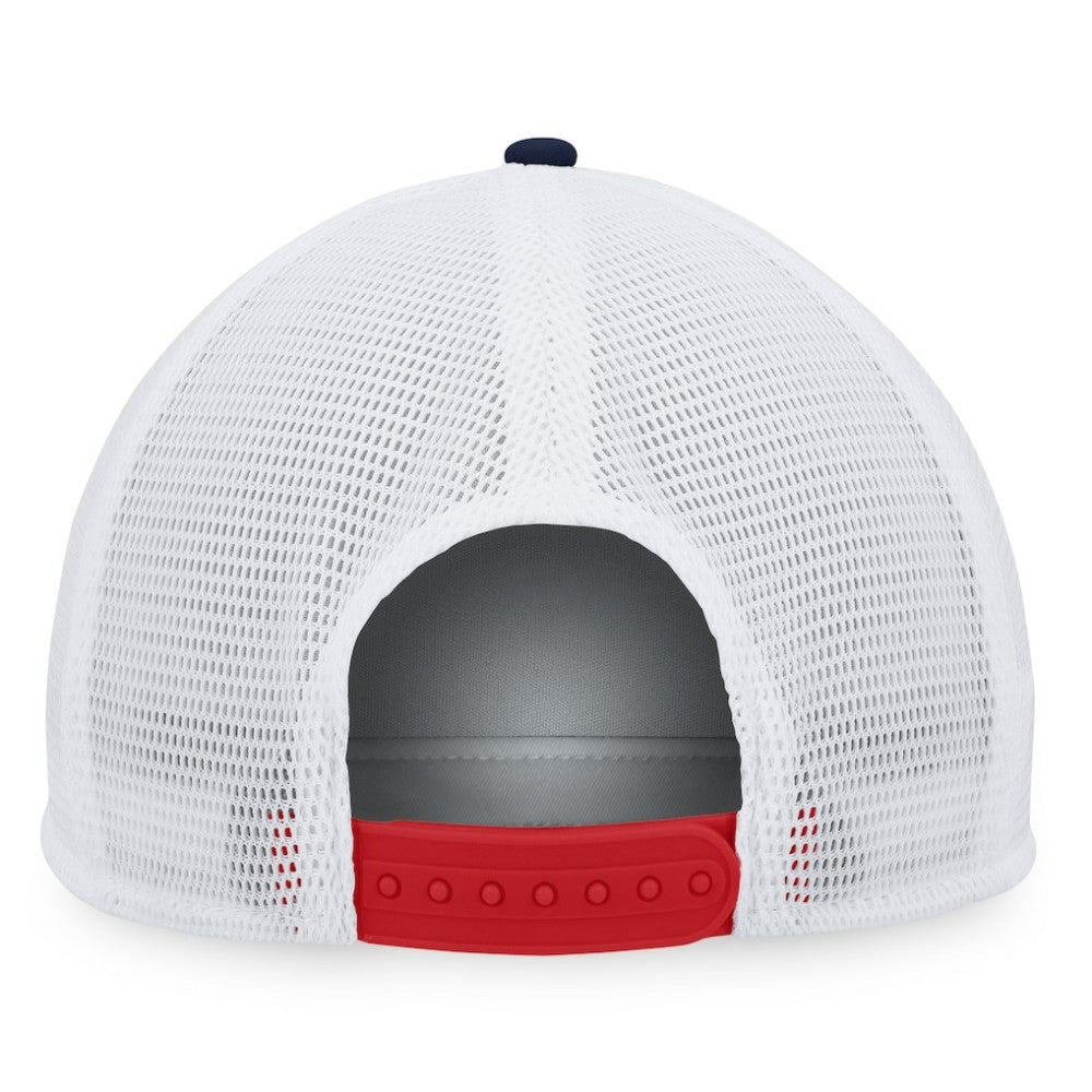 Boston Red Sox Heritage Foam Front Trucker Snapback Hat - Navy/Red