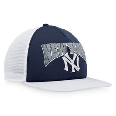 New York Yankees Heritage Foam Front Trucker Snapback Hat - Navy/White