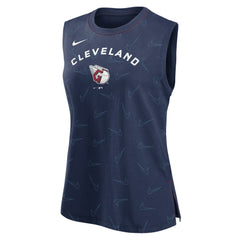 Cleveland Guardians Women's Muscle Play Tank Top - Navy | Nike