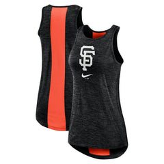 San Francisco Giants Women's Right Mix High Neck Tank Top - Black | Nike