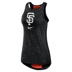 San Francisco Giants Women's Right Mix High Neck Tank Top - Black | Nike