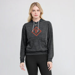San Francisco Giants Women's Diamond Icon Gym Vintage Lightweight Hooded Top - Black | Nike