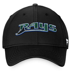 Tampa Bay Rays Cooperstown Core Flex Hat - Black