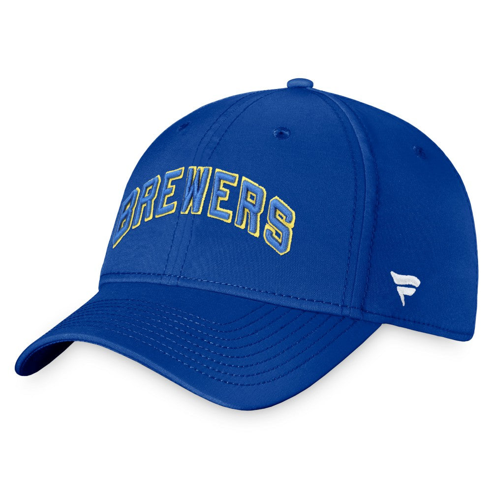 Milwaukee Brewers Cooperstown Core Flex Hat - Royal