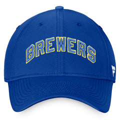 Milwaukee Brewers Cooperstown Core Flex Hat - Royal