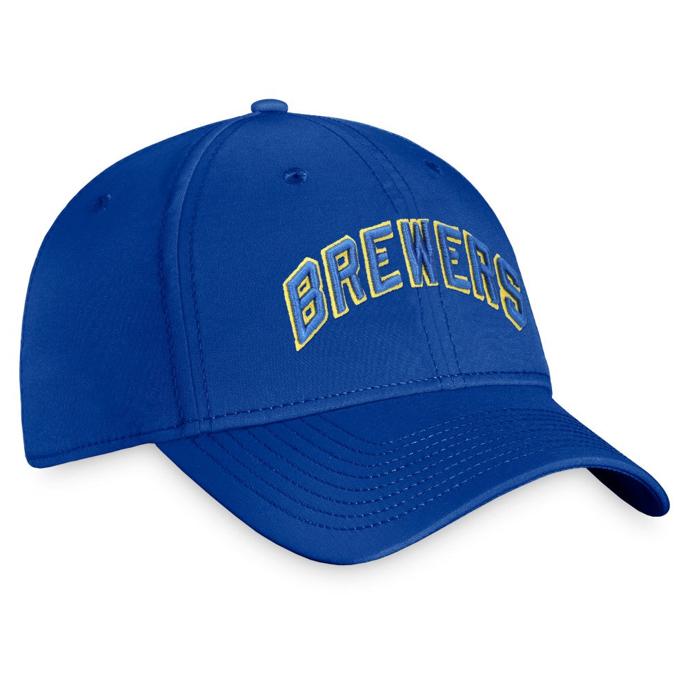 Milwaukee Brewers Cooperstown Core Flex Hat - Royal