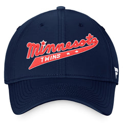 Minnesota Twins Cooperstown Core Flex Hat - Navy