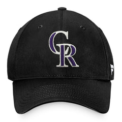 Colorado Rockies Core Adjustable Hat - Black