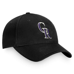 Colorado Rockies Core Adjustable Hat - Black