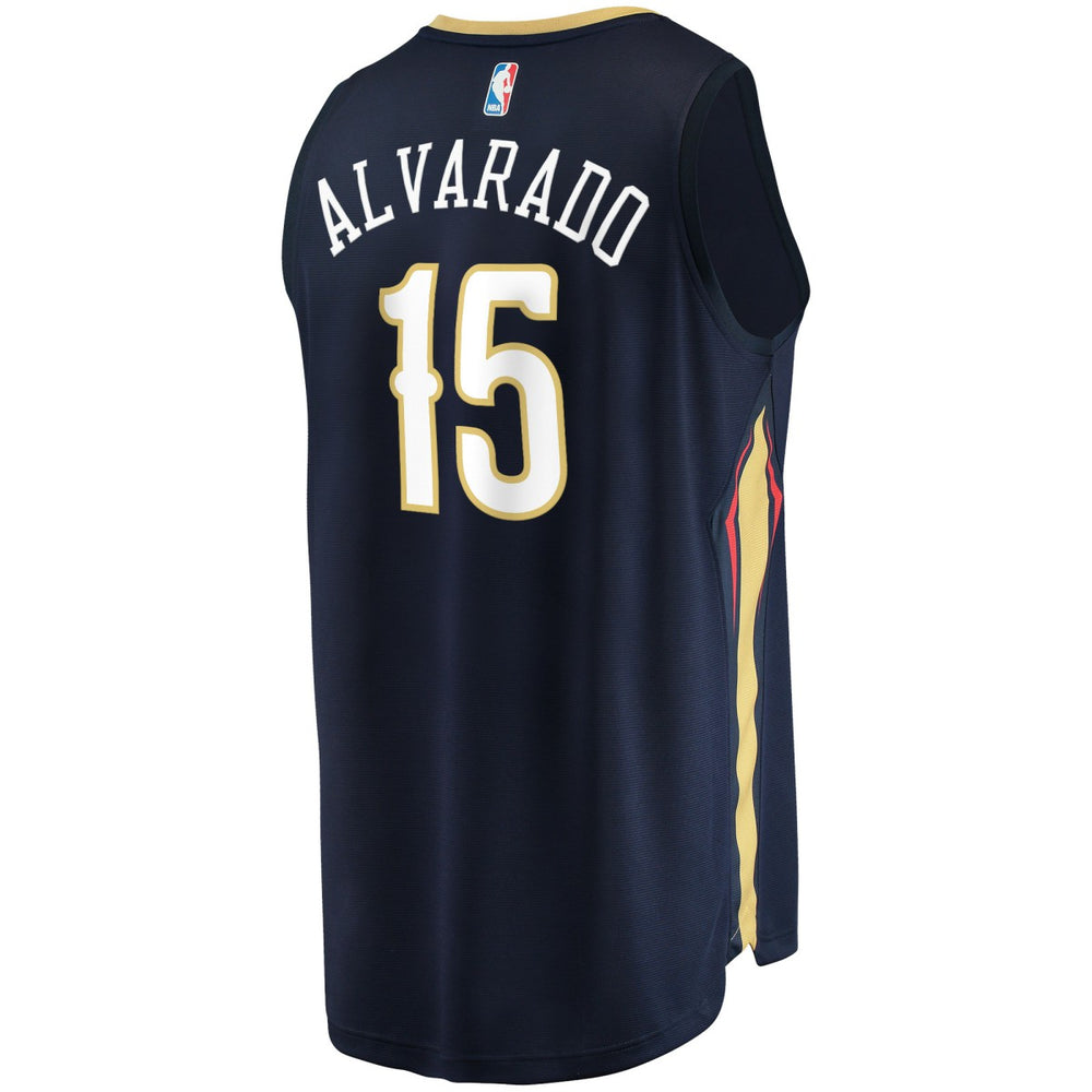 Jose Alvarado New Orleans Pelicans Fast Break Replica Jersey - Icon Edition - Navy | Fanatics on sale