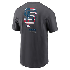 San Francisco Giants Americana T-Shirt - Anthracite | Nike