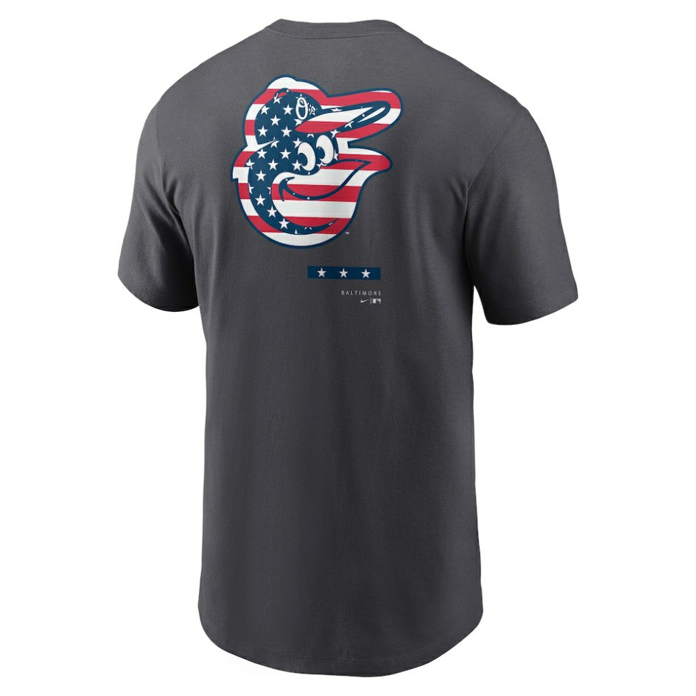 Baltimore Orioles Americana T-Shirt - Anthracite | Nike