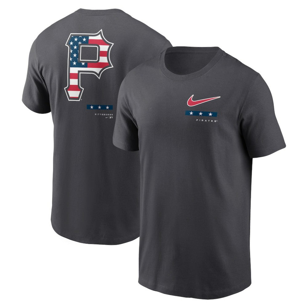 Pittsburgh Pirates Americana T-Shirt - Anthracite | Nike