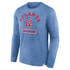 Atlanta Braves Circus Catch Long Sleeve T-Shirt - Royal