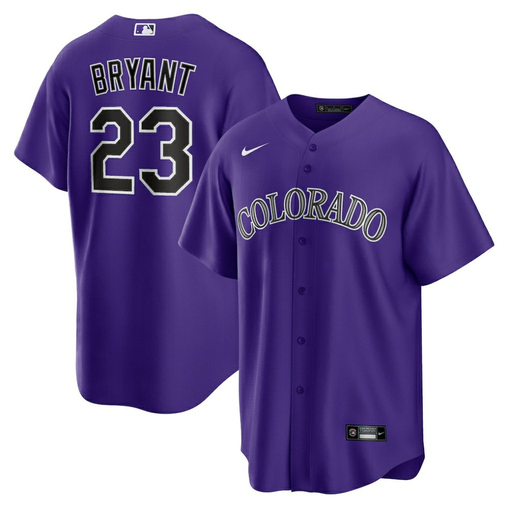 Kris Bryant Colorado Rockies Alternate Replica Player Jersey - Purple | Nike