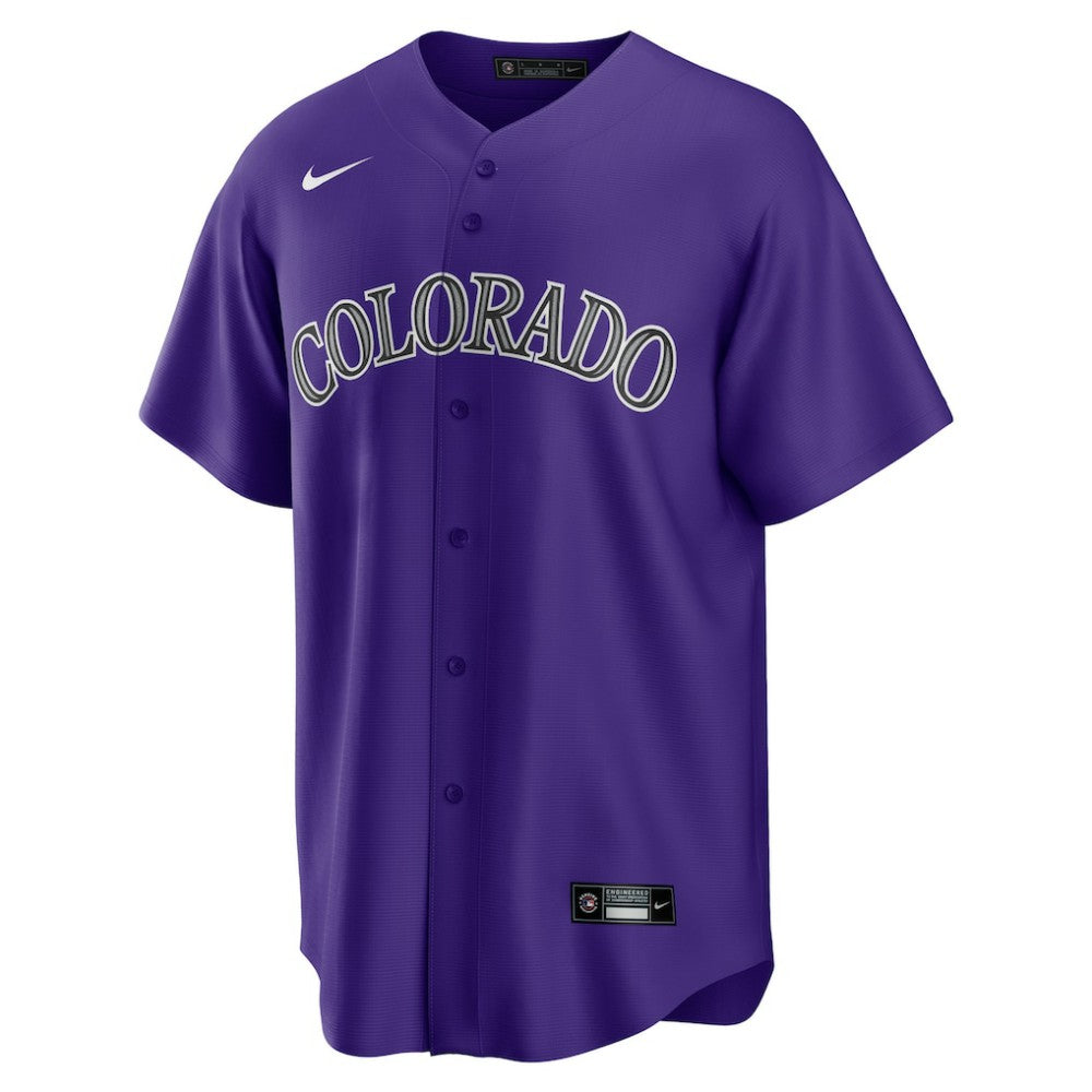 Kris Bryant Colorado Rockies Alternate Replica Player Jersey - Purple | Nike