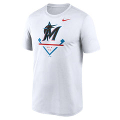 Miami Marlins Icon Legend Dri-FIT T-Shirt - White | Nike