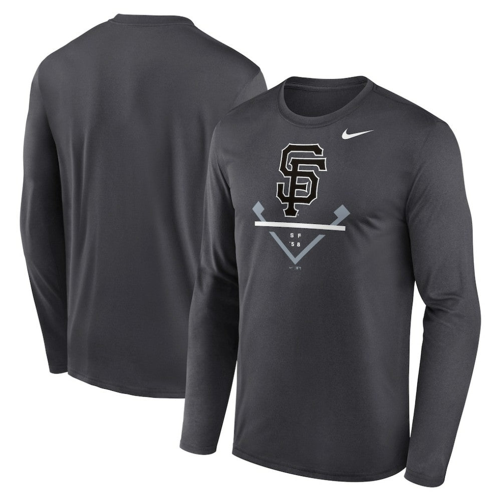 San Francisco Giants Icon Legend Performance Long Sleeve T-Shirt - Anthracite | Nike