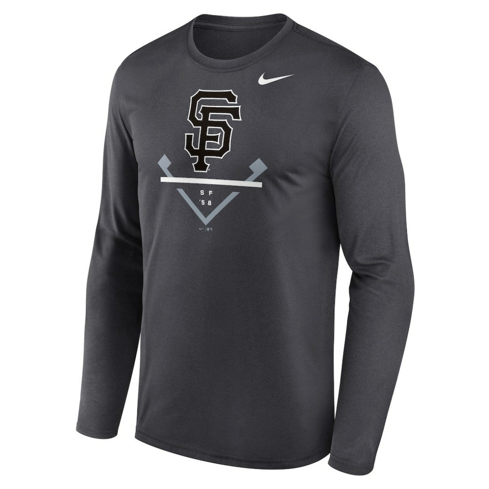 San Francisco Giants Icon Legend Performance Long Sleeve T-Shirt - Anthracite | Nike