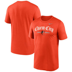 Baltimore Orioles Local Legend Practice Performace T-Shirt - Orange | Nike