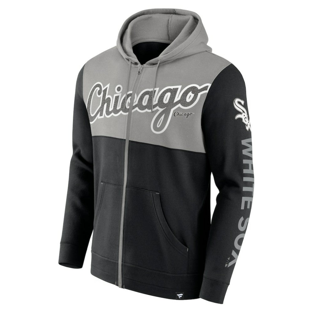 Chicago White Sox Walk Off Fleece Full-Zip Hoodie - Black