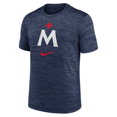 Minnesota Twins 2023 Logo Velocity Performance T-Shirt - Navy | Nike