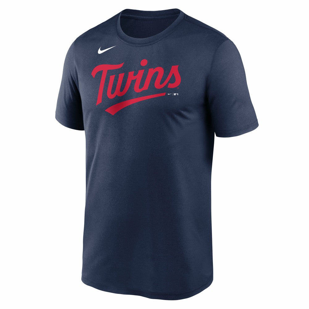 Minnesota Twins New Legend Wordmark Dri-FIT T-Shirt - Navy | Nike