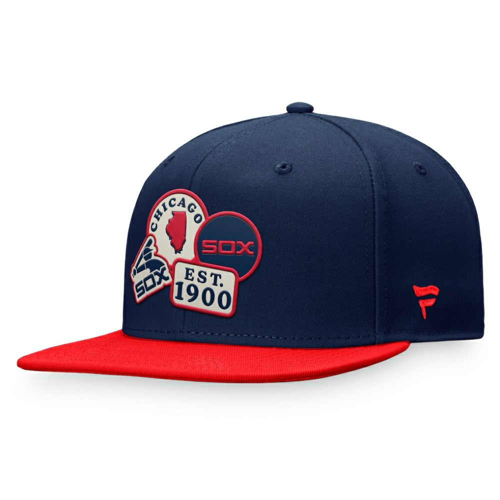 Chicago White Sox Heritage Patch Fitted Hat - Navy