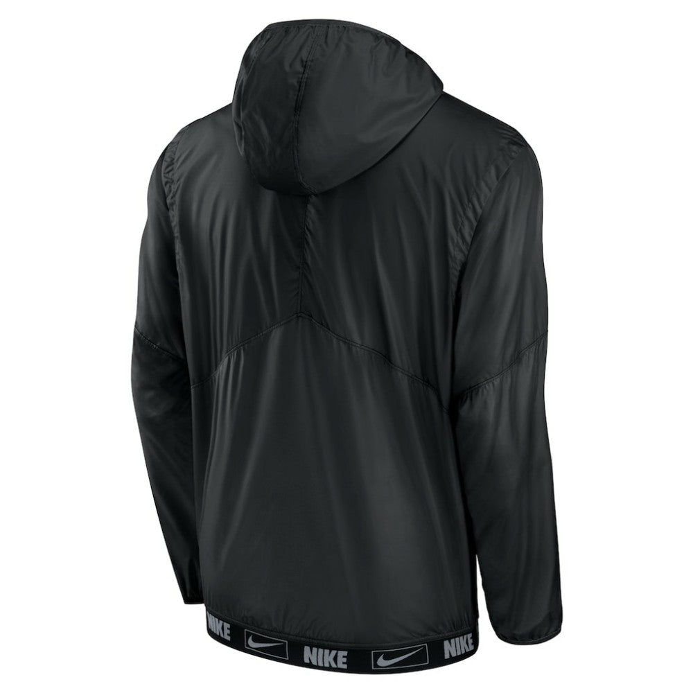 Chicago Cubs Authentic Night Game Performance Half-Zip Windbreaker - Black | Nike