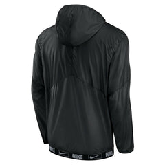 Chicago Cubs Authentic Night Game Performance Half-Zip Windbreaker - Black | Nike