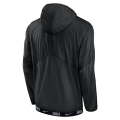 Minnesota Twins Authentic Night Game Performance Half-Zip Windbreaker - Black | Nike