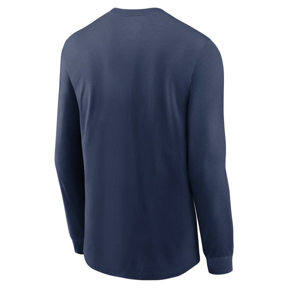 Minnesota Twins Over Arch Performance Long Sleeve T-Shirt - Navy | Nike