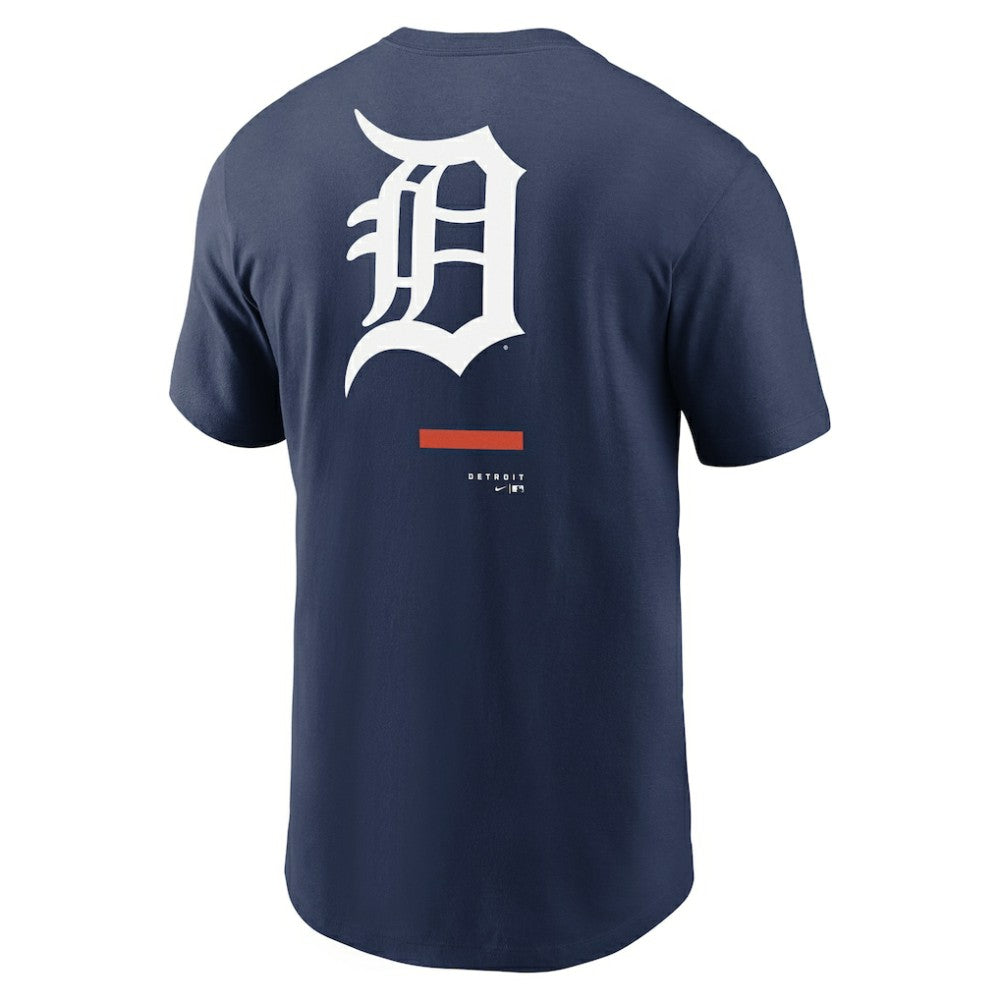 Detroit Tigers Over the Shoulder T-Shirt - Navy | Nike