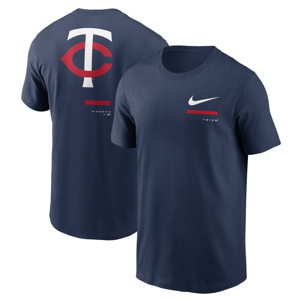 Minnesota Twins Over the Shoulder T-Shirt - Navy | Nike
