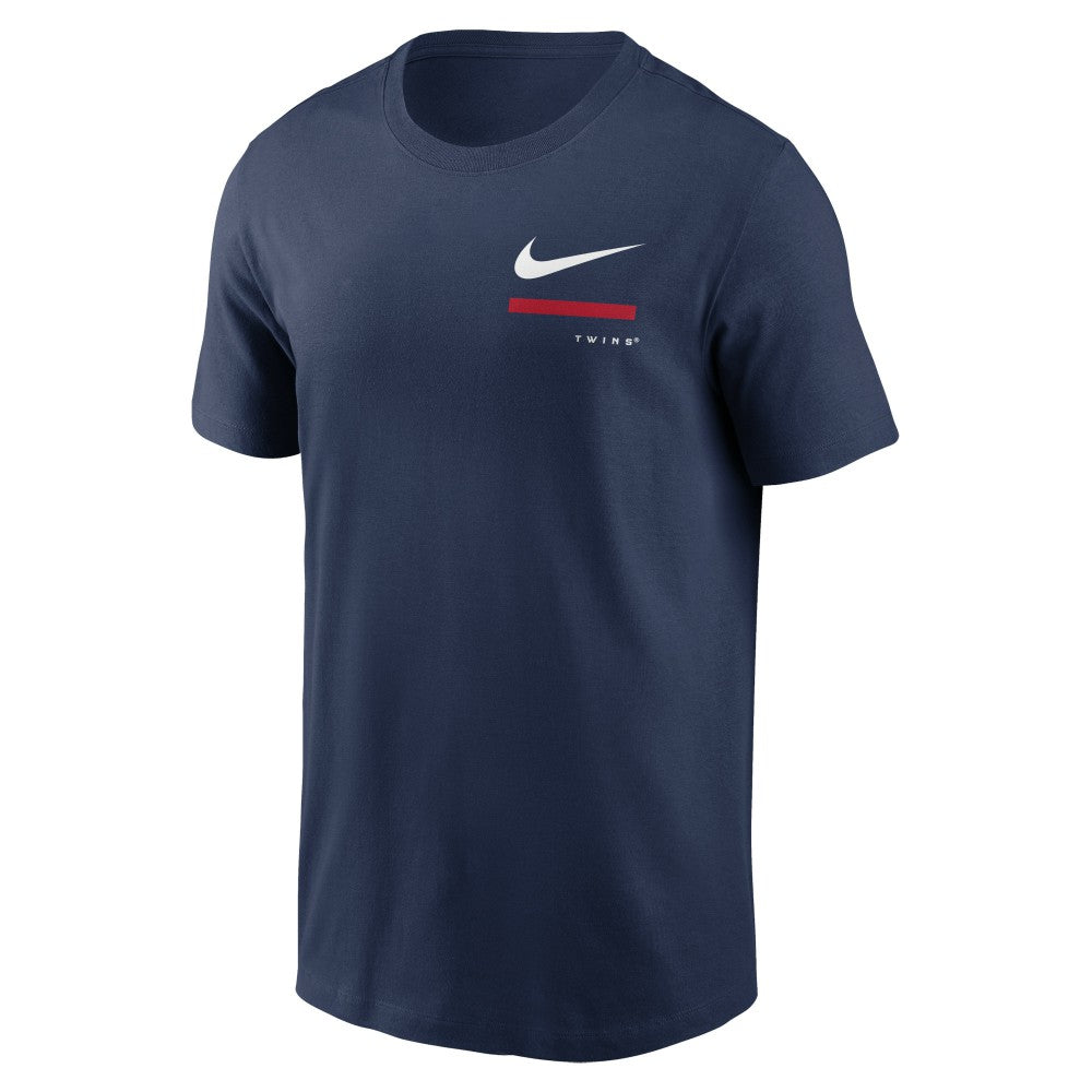 Minnesota Twins Over the Shoulder T-Shirt - Navy | Nike