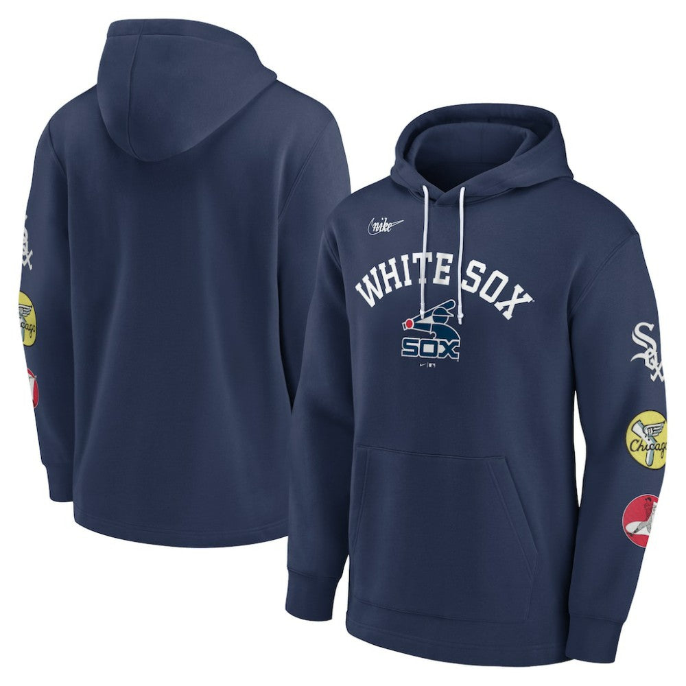 Chicago White Sox Rewind Lefty Pullover Hoodie - Navy | Nike