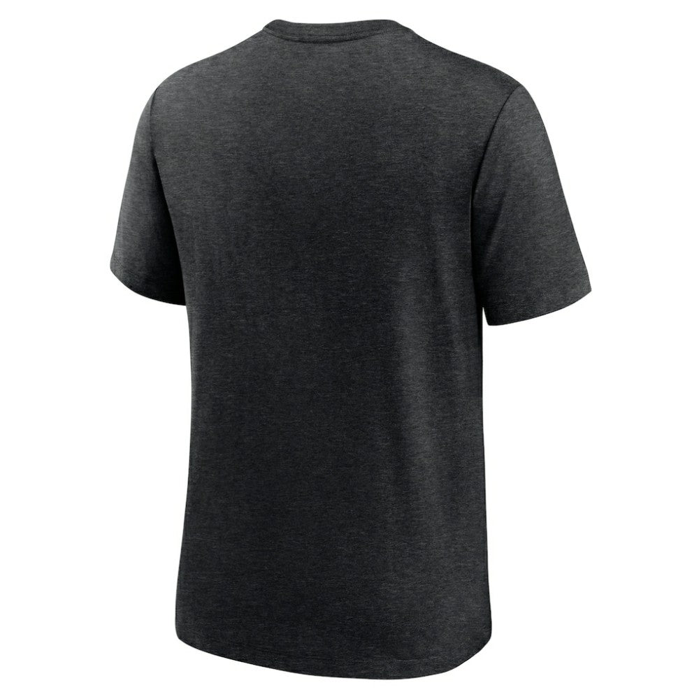 San Francisco Giants Rewind Review Slash Tri-Blend T-Shirt - Heather Black | Nike