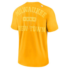 Milwaukee Brewers Statement Game Over T-Shirt - Gold | Nike