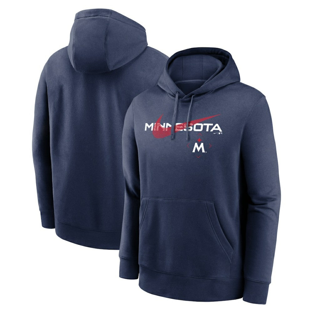 Minnesota Twins 2023 Swoosh Neighborhood Pullover Hoodie - Navy | Nike
