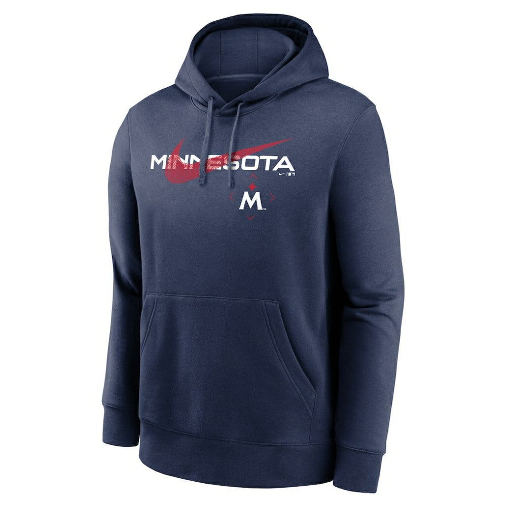 Minnesota Twins 2023 Swoosh Neighborhood Pullover Hoodie - Navy | Nike