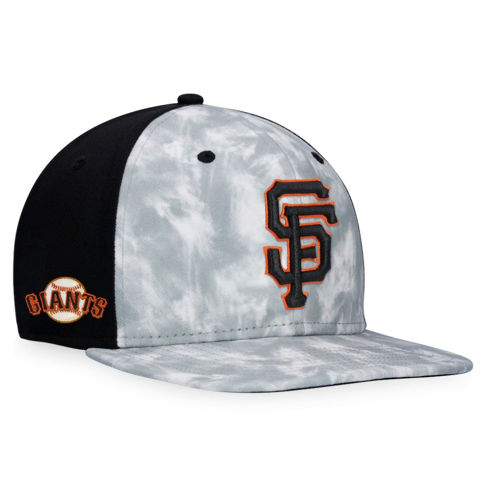 San Francisco Giants Majestic Smoke Dye Snapback Hat - Gray