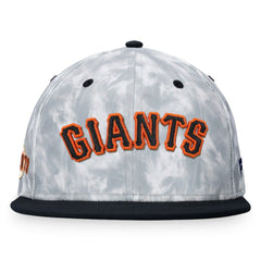 San Francisco Giants Smoke Dye Fitted Hat - Black/White